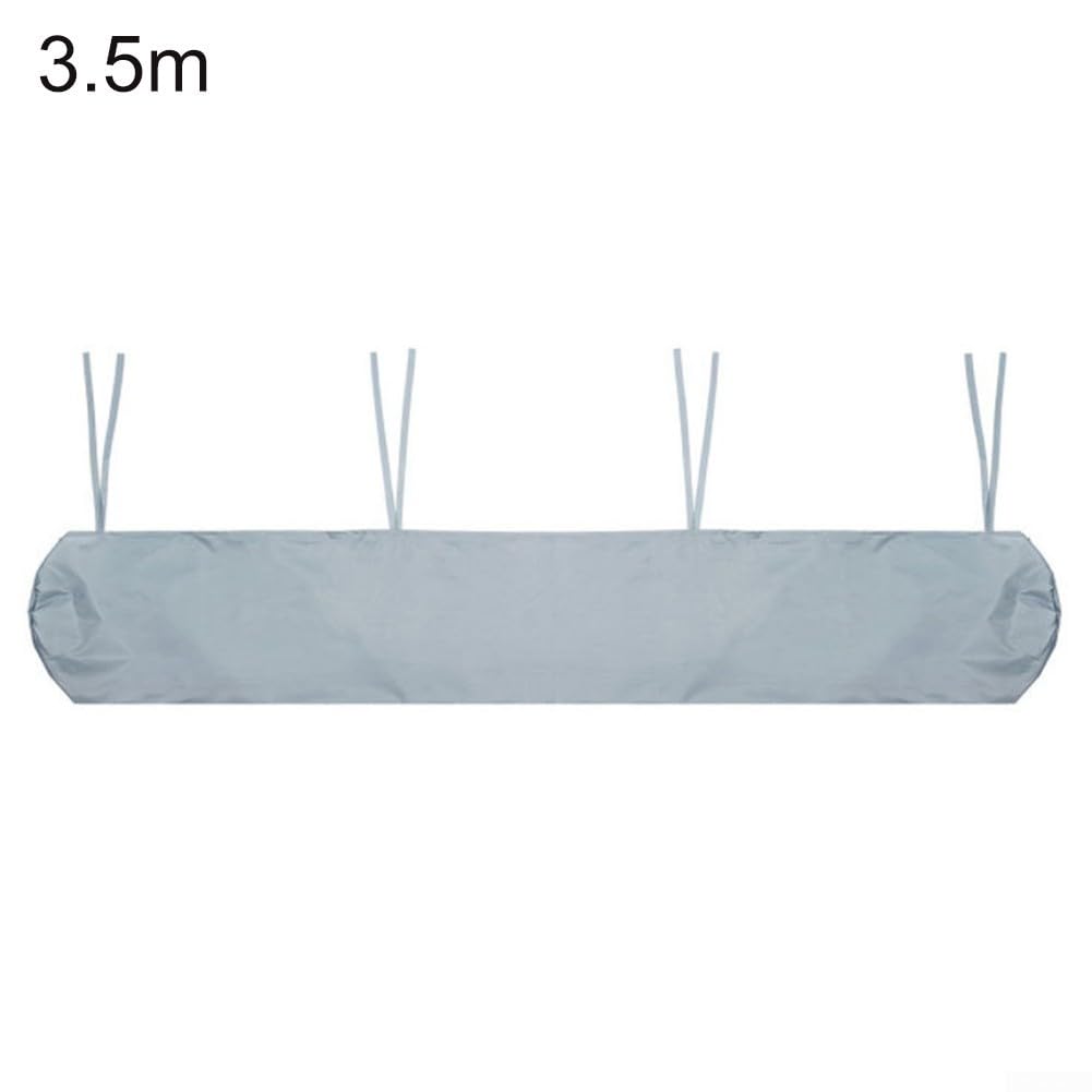 Housse de protection pour auvent de terrasse en tissu Oxford imperméable, adaptée pour abri solaire et rangement sur le jardin, terrasse, balcon, espaces extérieurs (3,5 m)