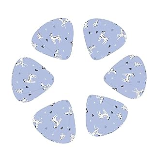 Lot de 12 médiators amusants en forme de chiens dalmatiens – Cadeau unique pour guitare basse électrique et acoustique - Les Beatles, Paul McCartney, John Lennon, RIngo Starr, George Harrison Lot de 12 médiators amusants en forme de chiens dalmatiens - Cadeau unique pour guitare basse électrique et acoustique – Image 2