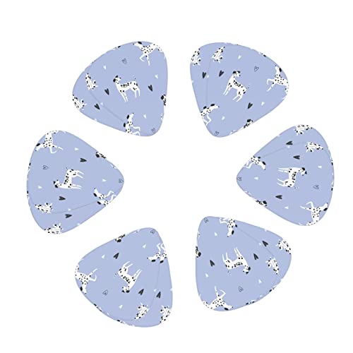 Lot de 12 médiators amusants en forme de chiens dalmatiens – Cadeau unique pour guitare basse électrique et acoustique - Les Beatles, Paul McCartney, John Lennon, RIngo Starr, George Harrison Lot de 12 médiators amusants en forme de chiens dalmatiens - Cadeau unique pour guitare basse électrique et acoustique – Image 3