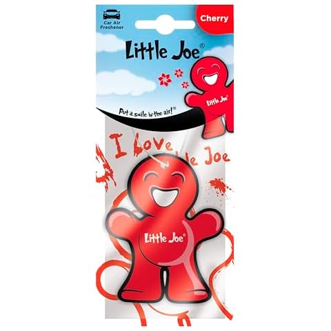 Little Joe Hanging Paper Fragrance, Fragrance Uses Natural Material, Up to 45 Days, 7 Types in All, 3 Piece Set (Cherry) Cover
