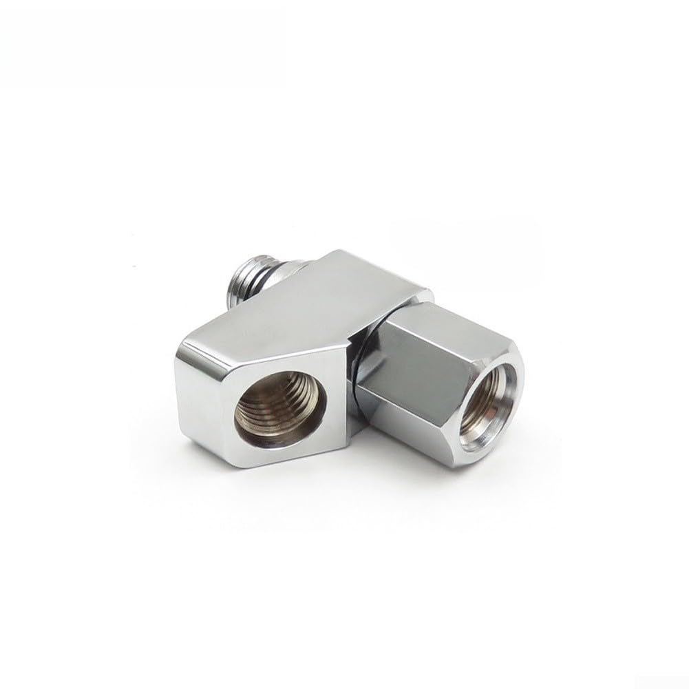 Conector HP1 para manguera de alta presión con salida doble para manómetro de buceo