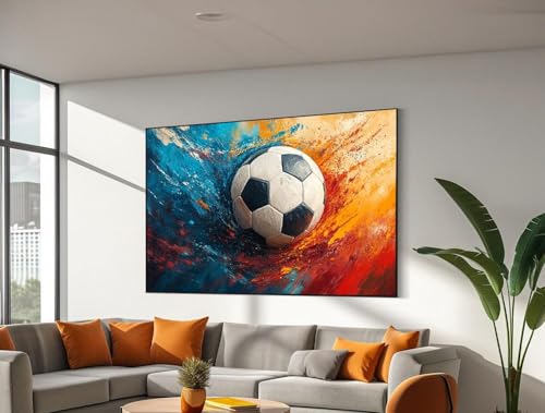 Tableau sport football pour décoration salon moderne et design contemporain