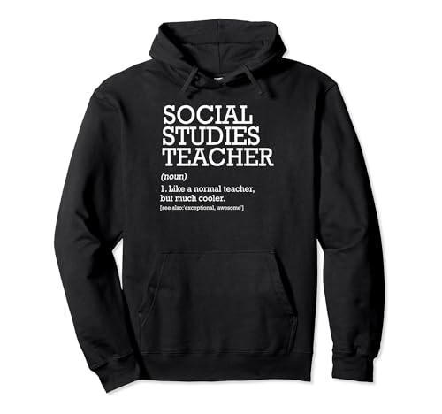 Definición de profesor de estudios sociales - Profesor de estudios sociales Sudadera con Capucha