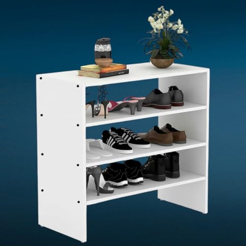 Enigmatic Woodworks Wooden Shoe Rack for Home, Shoes Chappal Slip...