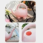 LOYUYU 1.5L Plastic Watering Can Small Lightweight Cute Indoor Outdoor Garden Plants, Adult Elephant Watering Can STYLE1: Pink