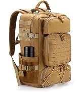 Tsrgsn Tactical Travel Backpack for Men, Fitness Molle Backpack with Shoe Compartment, Military R...