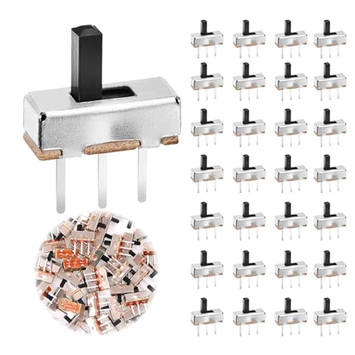 30 Interruttori A Scorrimento SPDT | Micro Miniatura 3 Pin 2A 125V | Per Progetti Elettronici DIY - Foto 9