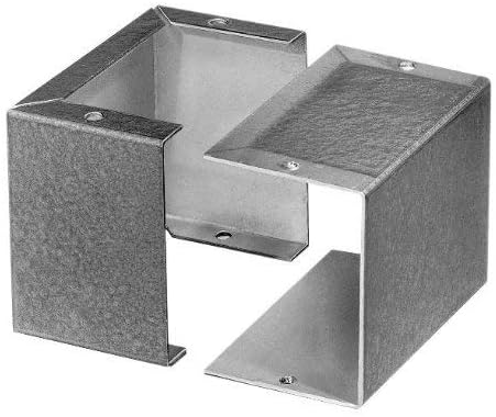 BudIndustries CU-3006-A Aluminum Electronics Minibox, 5-1/4" Length x 3" Width x 2-7/64" Height, Natural Finish