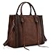 Wrangler Tote Bag for Women Western Purse Top Handle Satchel Purse and Wallet Set 2Pcs Gift WG2-242DBR