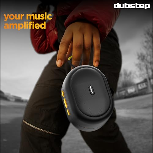 Image of Dubstep Pop 1200 with Upto 16 Hrs Playtime, 52mm Dynamic Driver, TWS Pairing with 12W Output Bluetooth Wireless Speaker (Black)