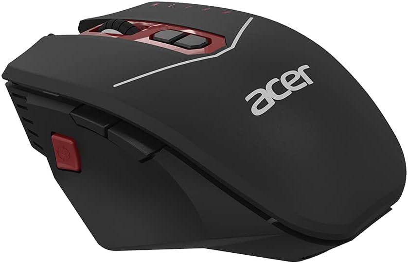 Pasi view of Acer Nitro Gaming Mouse II showing the weight compartment