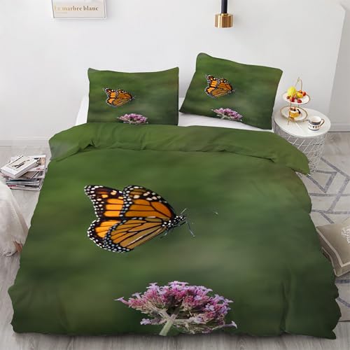 Housse couette 220x240 fleurs à fermeture éclair pour lit impeccable - 4