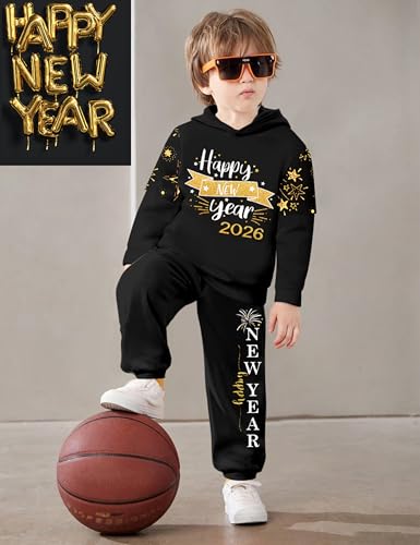 Image of Toddler Boy Clothes Dinosaur Printed Hoodies Toddler Clothes for Boys Long Sleeve Sweatpants Set T-Rex Outfits 3-7t