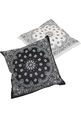 URBAN CLASSICS Juego 2 Fundas Cojines Cama Sofas, Almohadas Decorativas 45 Cm X 45 Cm, Fundas De Almohadas Del Sofá Con Estampado De Bandana