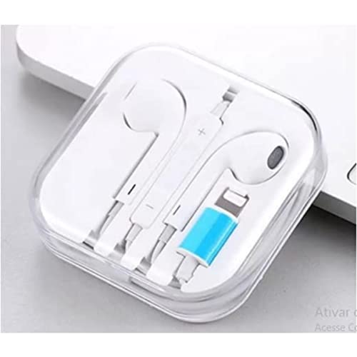 Fone De Ouvido Lightning Para iPhone 7 8 Plus X 11 12 Pro 13