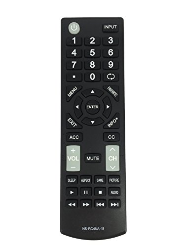 Fine Remote New Replaced Remote Control NS-RC4NA-18 for Insignia TV NS-19D220NA-16 NS-32D311MX17 NS-32D311NA17 NS-22D420NA18 NS-32D220NA18 NS-40D420MX18