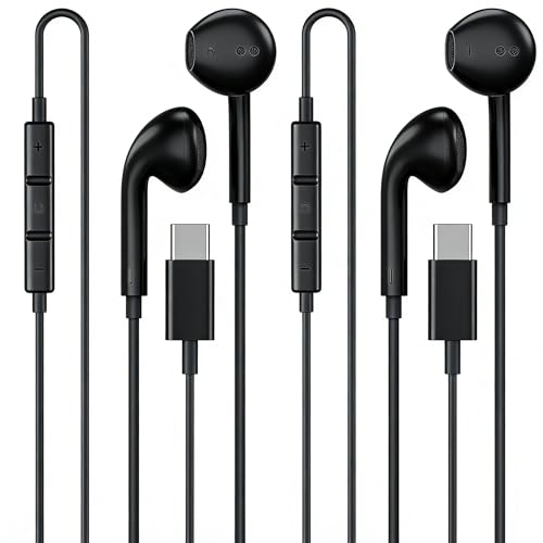 [Apple MFi�F��] USB C�w�b�h�t�H�� iPhone 17 16 15�p 2�p�b�N �L���w�b�h�z�� USB C �}�C�N&�����R���t�� �m�C�Y�L�����Z�����O iPhone 17 16 15 Pro Max Galaxy S26 S25 S24 