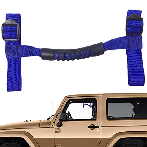 Maçaneta de porta de cana de carro | Alças de Jeeps Portáteis Para Roll Bars Com de Nylon | Alça de