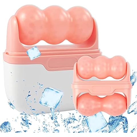Rodillo de Hielo Facial Bafiwu con 2 Cabezales para Mujeres Cover