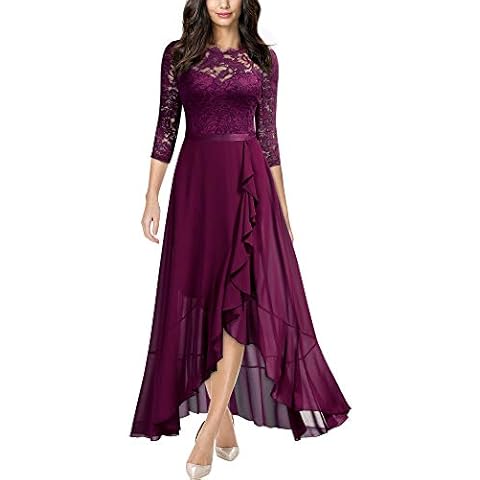MIUSOL Elegant Floral Lace Maxi Dress Cover