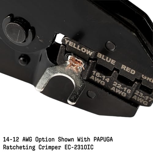 Terminal de pala PAPUGA aislado M8 conector industrial para alta corriente 600V 3