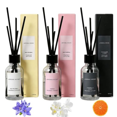 Set 3 Ambientadores de Varillas Bluebell Freesia Citrus 30ml miniatura 1