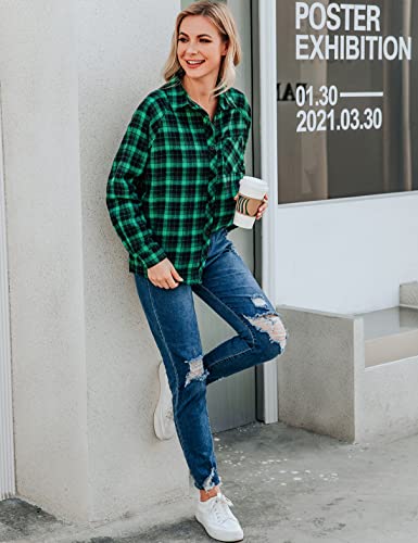 Irevial Camicia Donna Manica Lunga Classica a