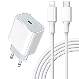 【Sicher und zuverlässig】Der USB C Ladestecker ausgestattet mit robuster und feuerfester ABS+PC-Hülle und intelligentem Chip zum Schutz Ihrer Geräte vor Kurzschluss, Überspannung, Überhitzung und Überstrom. Der 20W USB C Power Adapter ist sehr klein und leicht (55g), bequem in Ihrer Tasche zu verstauen und überallhin mitzunehmen ohne Sorgen.