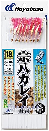 Kita no Boatin Sohachi-Goome Aurora Film Pink Flasher, 8 Hooks 18-8