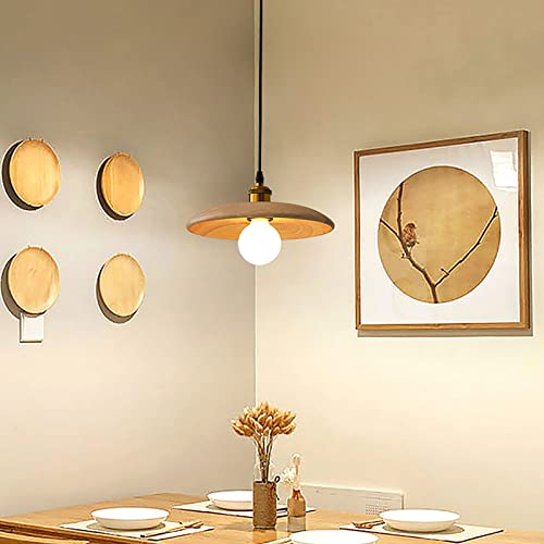 Lámpara japonesa madera maciza YRYRYW soluciona iluminación de diseño 4
