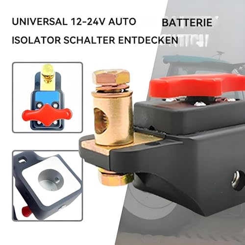 Interruptor de servicio pesado de 12-24V con terminal de corte rápido 7