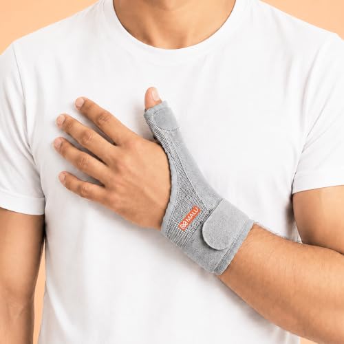 Image of Ortho Wrist Brace with Thumb Support for Men & Women | Wrist Support for Carpal Tunnel, Arthritis, Tendonitis & Sprain Pain Relief | Wrist Splint for Gym, Workout & Injury Recovery | Universal Fit