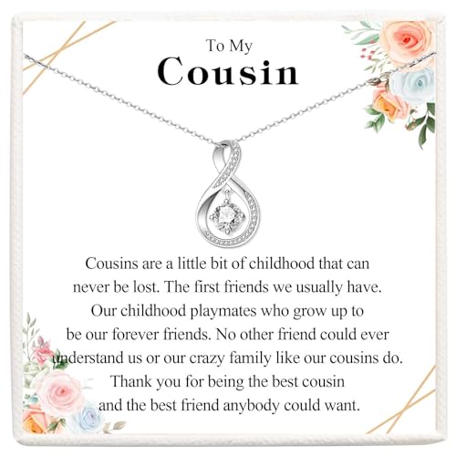 Collar infinito para regalo de día de la madre, cumpleaños y graduación