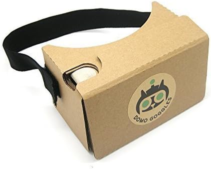 Google Cardboard 2.0 Virtual Reality VR Kit with Head Strap, Nose Pad, and Forehead Pad by DOMO Cardboard for Smartphone (Android, iPhone, Nexus, Galaxy, Motorola, Sony, LG, HTC)