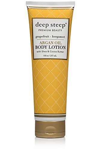 Deep Steep Argan Oil Body Lotion, Grapefruit Bergamot, 8 Fluid Ounce