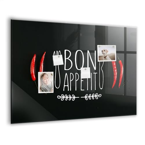 Tableau magnétique en verre 100x70cm pour organisation et décoration intérieure