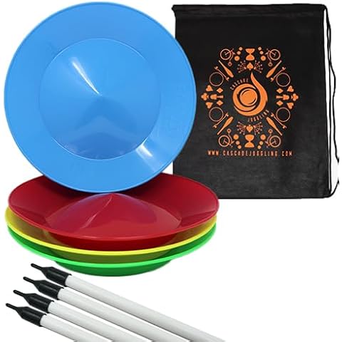 Cascade Juggling Set of 4 Spinning Plates Cover