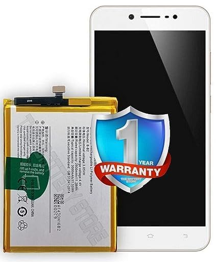 Image of THE BATTERY STORE Original B-B2 Battery for Vivo V5 / V5S /Y66 / Y66L / Y67 / Y69 Battery with1 Year Warranty**** (Q117)