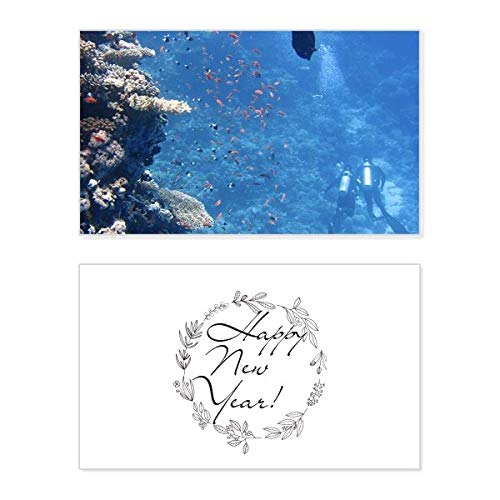 Tarjeta de Año Nuevo inspirada en la ciencia del océano para revivir tus mejores inmersiones