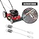 SG Store 2 Set Governor Feder Luftfahne Feder Ersatz 790849 699056 kompatibel mit Briggs & Stratton Dämpfern Geschwindigkeitsregelfedern