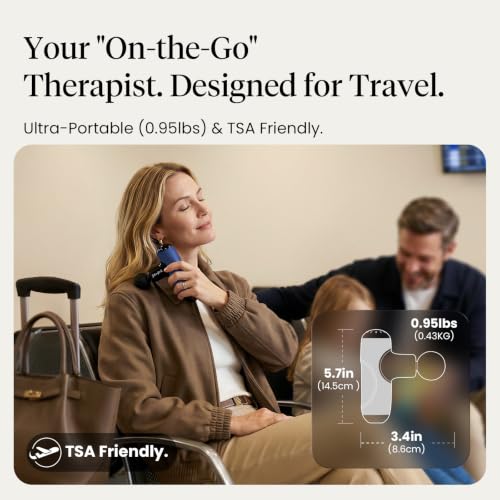 Image of BOB AND BRAD Q2 Mini Massage Gun, Pocket-Sized Deep Tissue Massager, FSA Portable Percussion Muscle Massager Gun, Ultra Small & Quiet Travel Massage Gun for Pain Relief, HSA Eligible