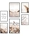 Heimlich Set di Stampe da Parete - Senza Cornici - Decorazioni da Muro per Soggiorno, Camera da Letto e Cucina - Poster Abbinati - | 2 x A3 & 4 x A4-30x42 & 21x30 | » Key Beige Beach. «