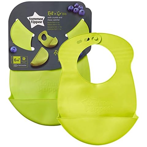 Tommee Tippee Roll'n'Go Bib in Green Cover