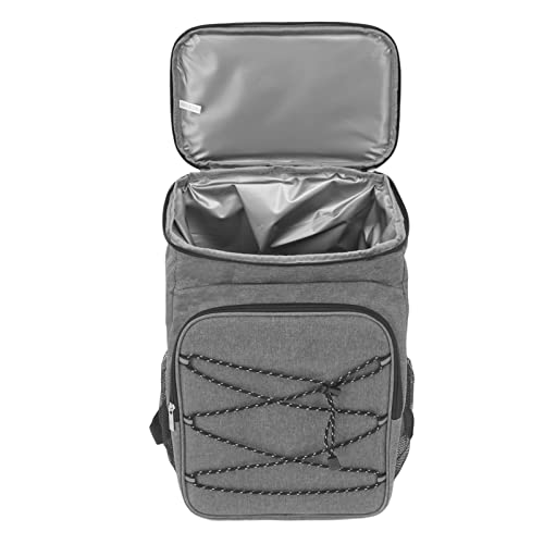 Sac à dos thermique gris clair durable au design étanche épuré