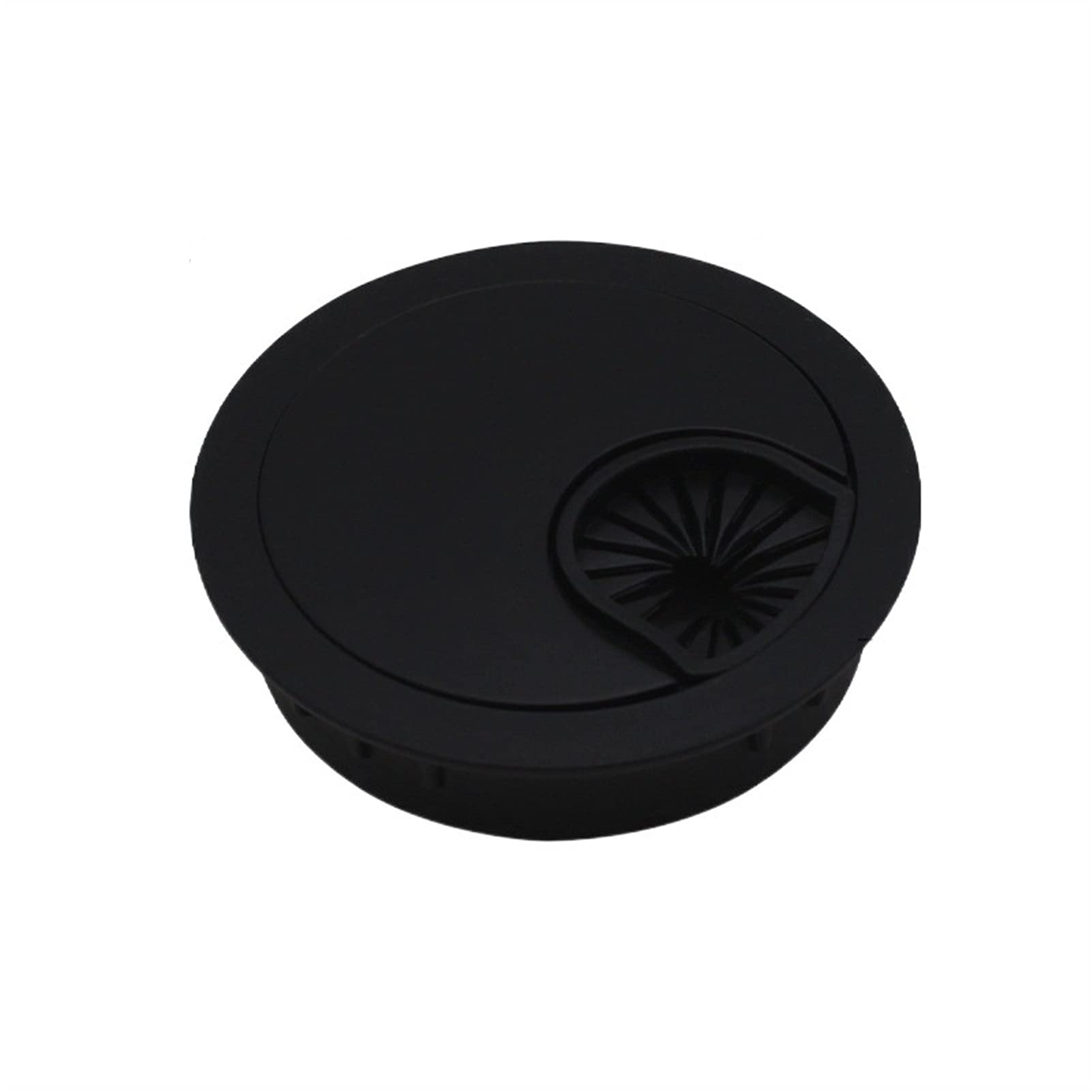 Pasacables para escritorio Pasacables de mesa, cubierta de rosca de metal de 60 mm, pasacables de escritorio con orificio for cepillo, cubiertas de orificios for organizador de cables, 1 unidad(Ancien