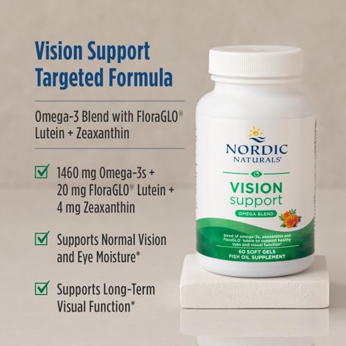 Nordic Naturals Vision Support w/Lutein, Zeaxanthin & FloraGLO - 60 Count - image 3