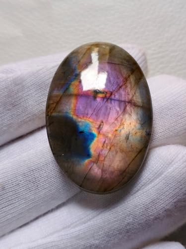 Pendentif en labradorite violette pour sublimer vos colliers faits main - 2