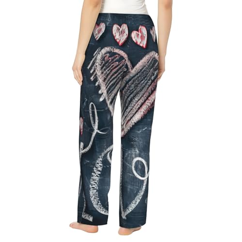 Pantalon de pyjama en polyester doux avec poches latérales