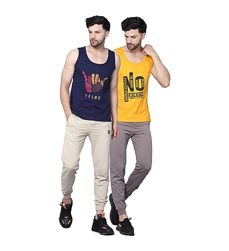 Image of Designer Men Vest Versatile Cotton Sando /Baniyan /Ganji for Boys - Perfect for Gym Workouts, Vacations, and Beaches
