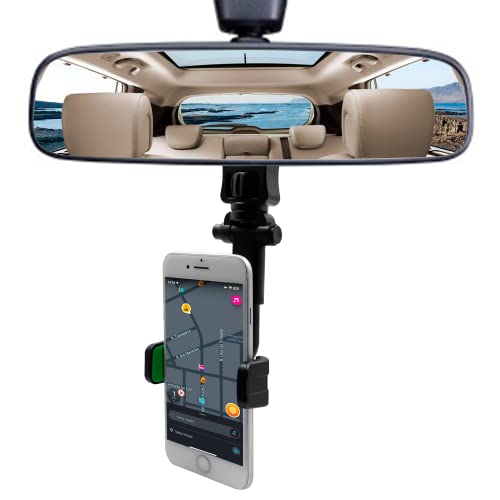 Suporte Celular Universal Smartphone Retrovisor CarroMultifuncional Resistente Seguro Veicular Girat